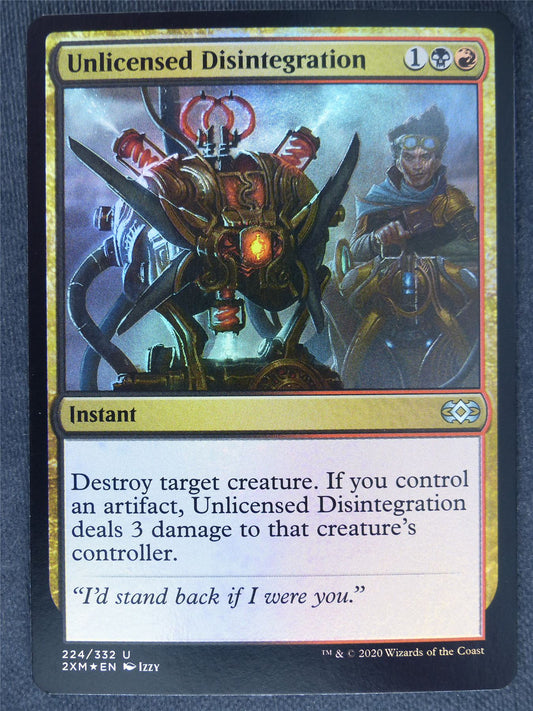 Unlicensed Disintegration Foil - Mtg Magic Cards #9P