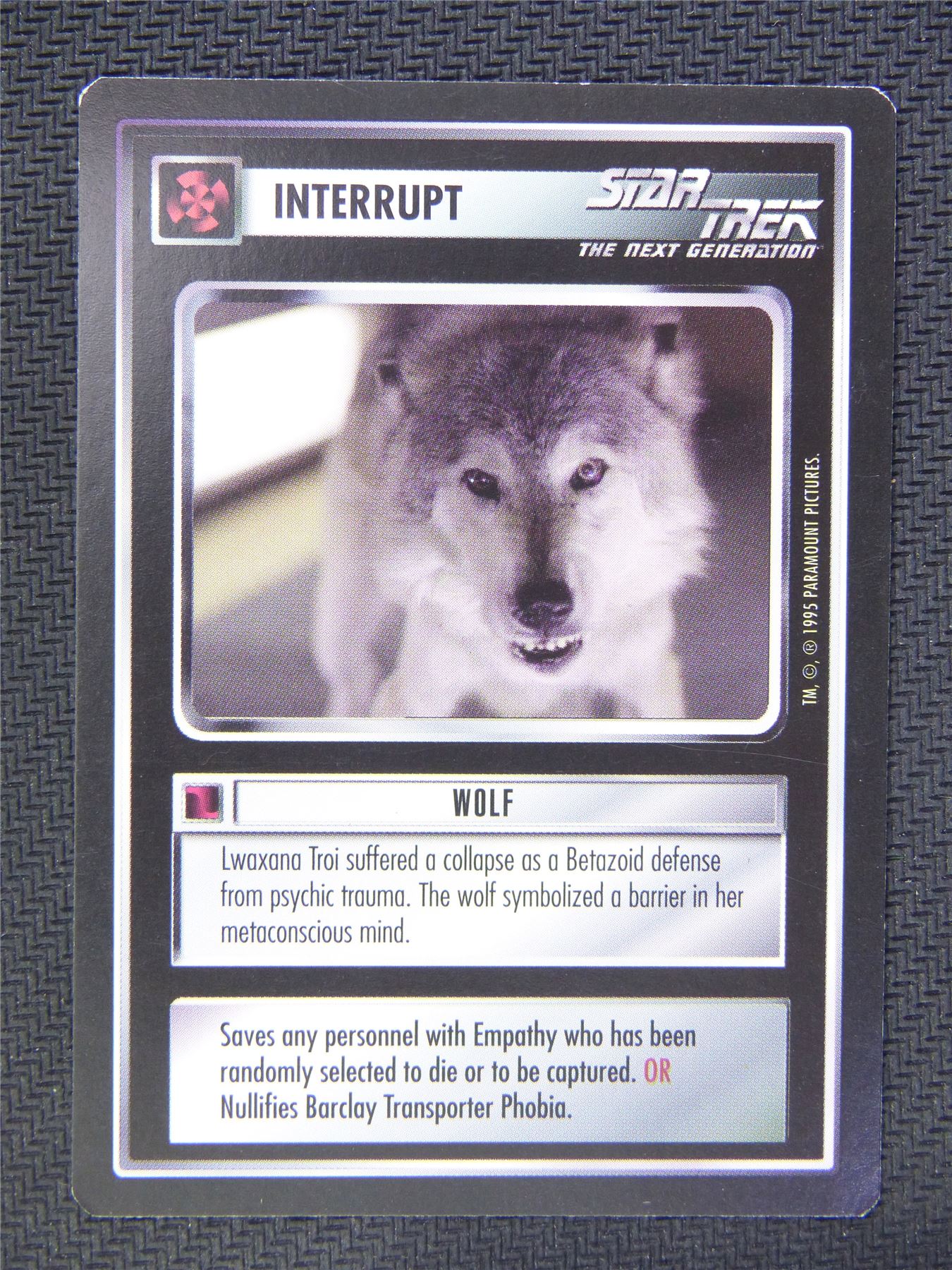 Interrupt Wolf - Star Trek CCG Next Gen #53X