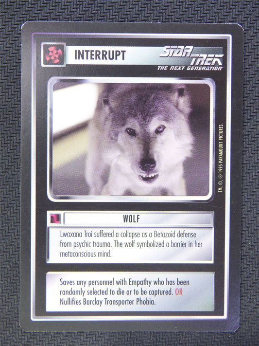 Interrupt Wolf - Star Trek CCG Next Gen #53X