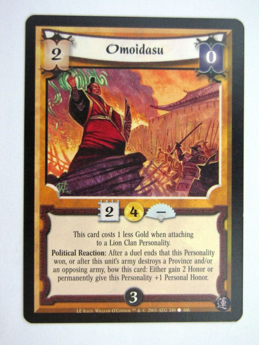 Vintage L5R Cards: OMOIDASU # 27H53