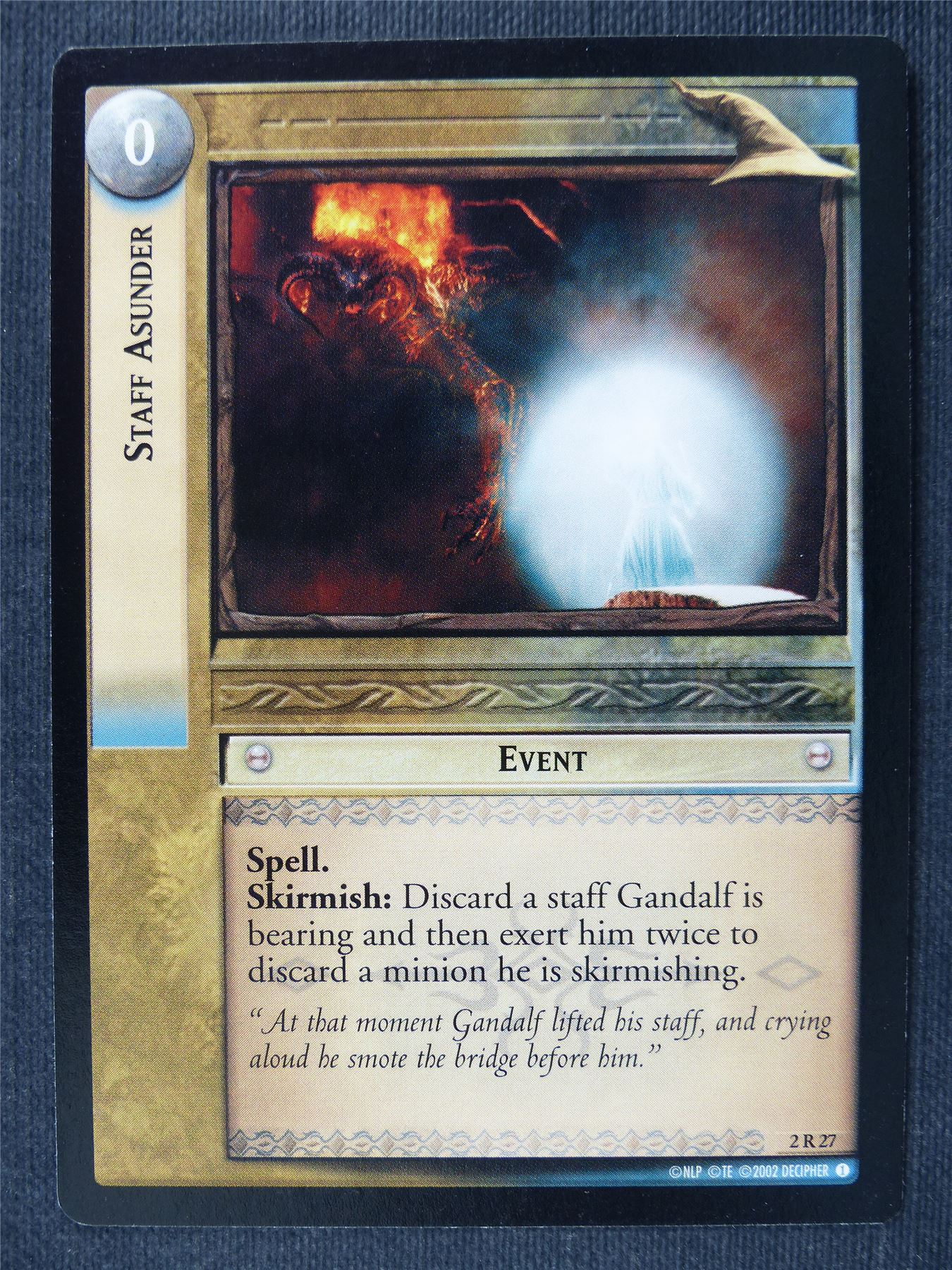 Staff Asunder 2 R 27 - LotrR Cards #3CH