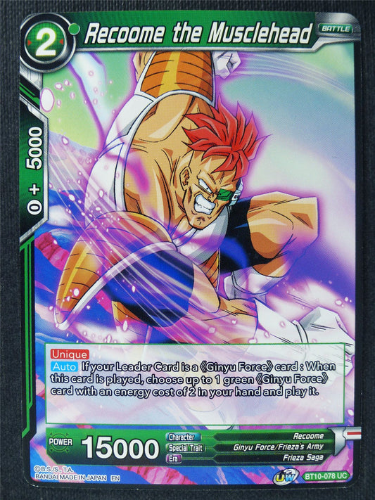 Recoome the Musclehead - Dragon Ball Super Cards #5T