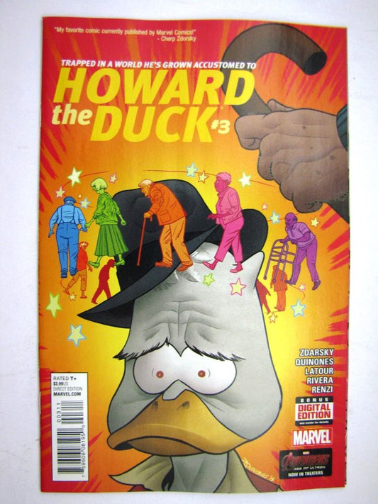 Marvel Comics: HOWARD THE DUCK #3 JULY 2015 # 26J49