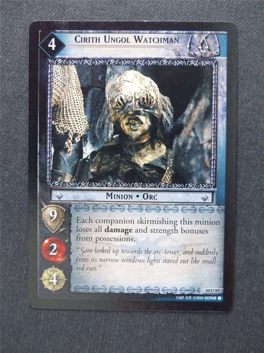 Cirith Ungol Watchman 10 U 57 - LotR Cards #J