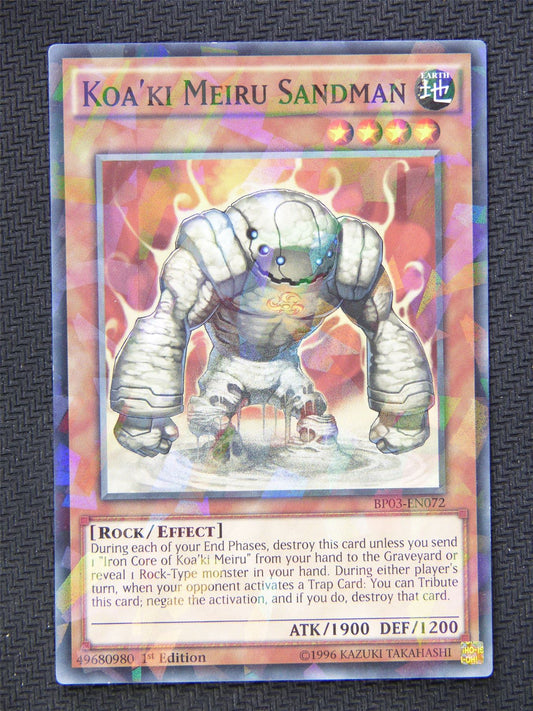 Koa Ki Meiru Sandman BP03 - Shatterfoil Rare - Yugioh Card #5LF