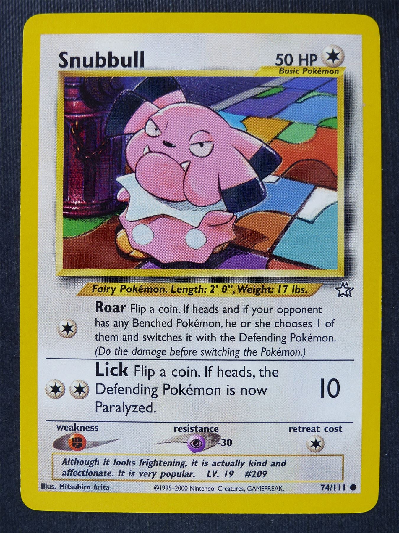 Snubbull 74/111 - Neo Genesis - Pokemon Cards #8P