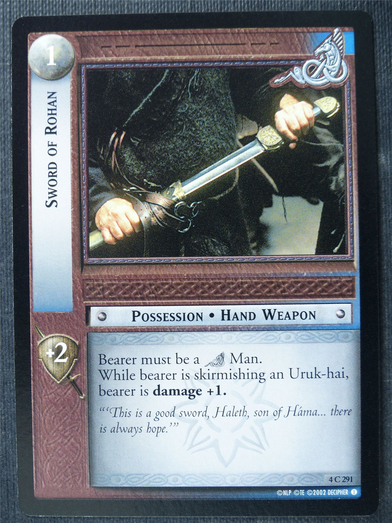 Sword of Rohan 4 C 291 - LotR Card #49R