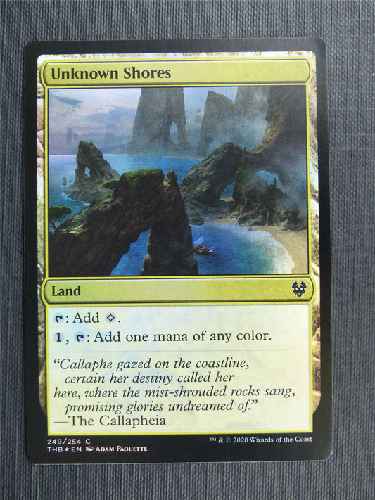 Unknown Shores Foil - Theros Collector Ed - Mtg Magic Cards #3OO