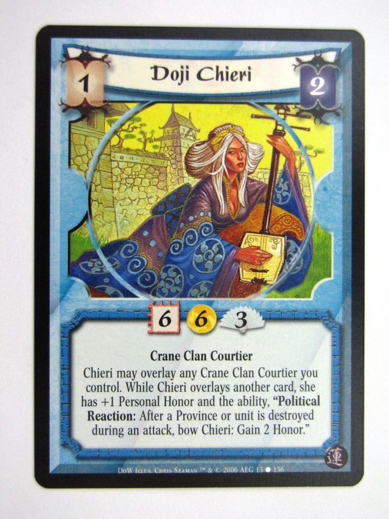 Vintage L5R Cards: DOJI CHIERI # 27G61