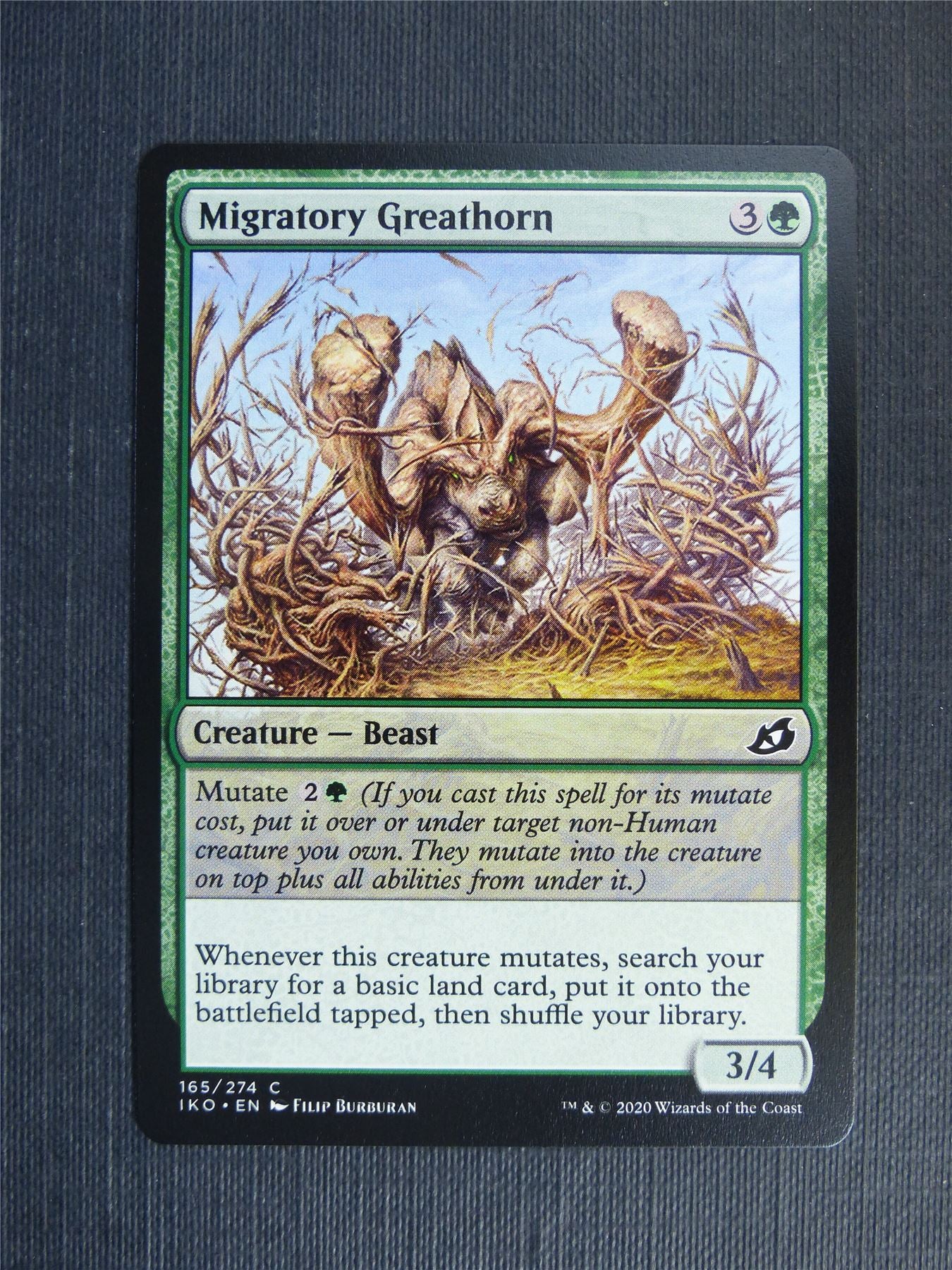 Migratory Greathorn - C20 - Mtg Card