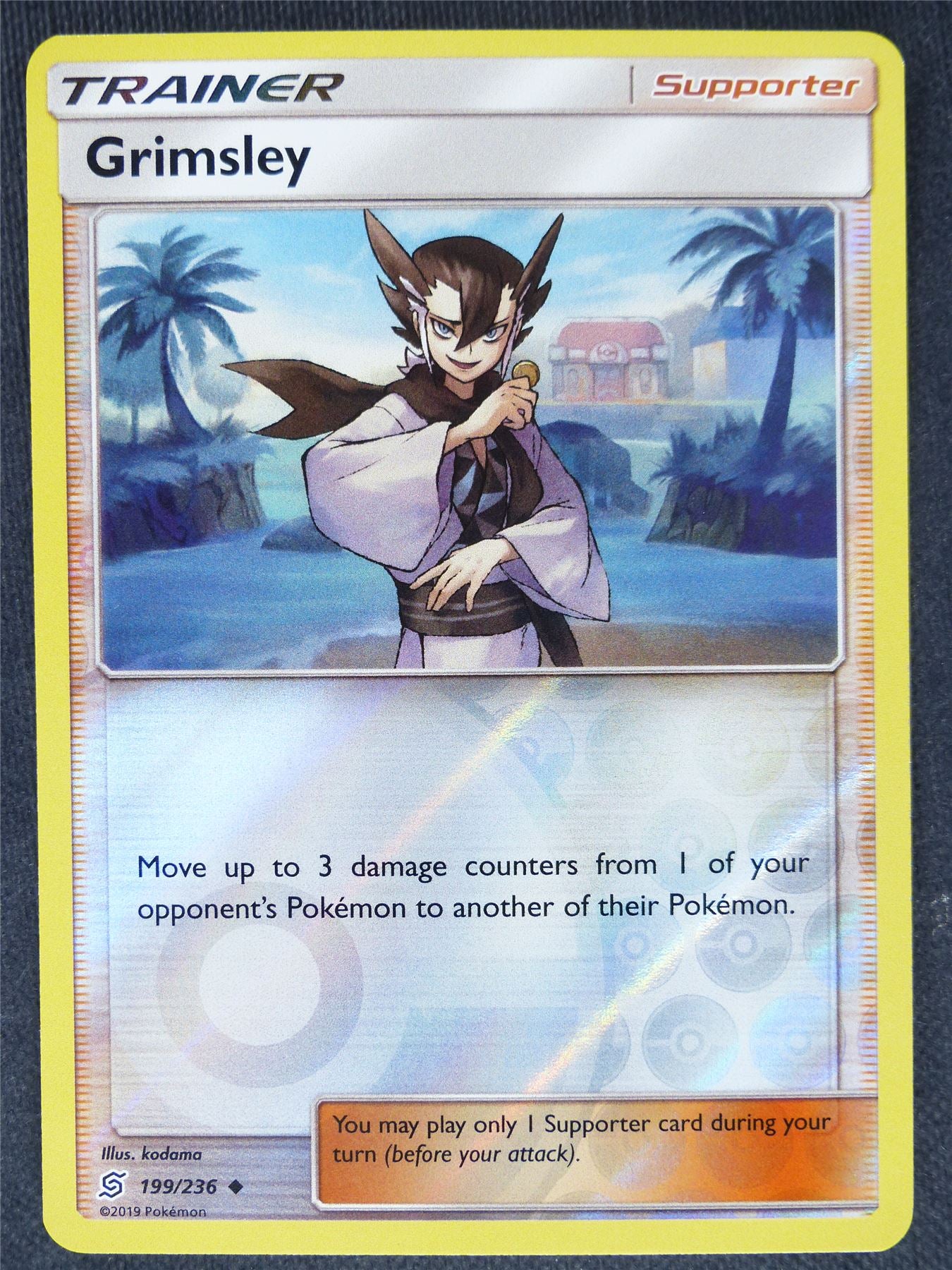 Grimsley 199/236 Reverse Holo - Pokemon Cards #EK