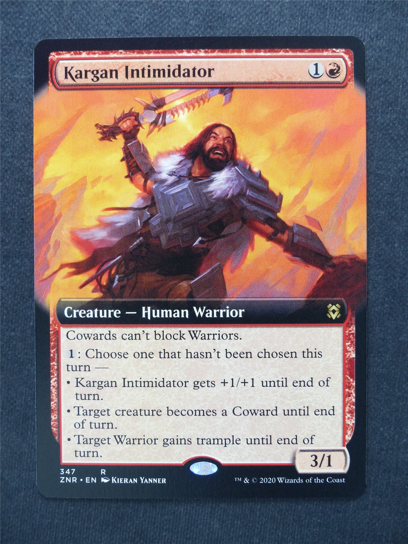 Kargan Intimidator Showcase - Mtg Magic Cards #FI