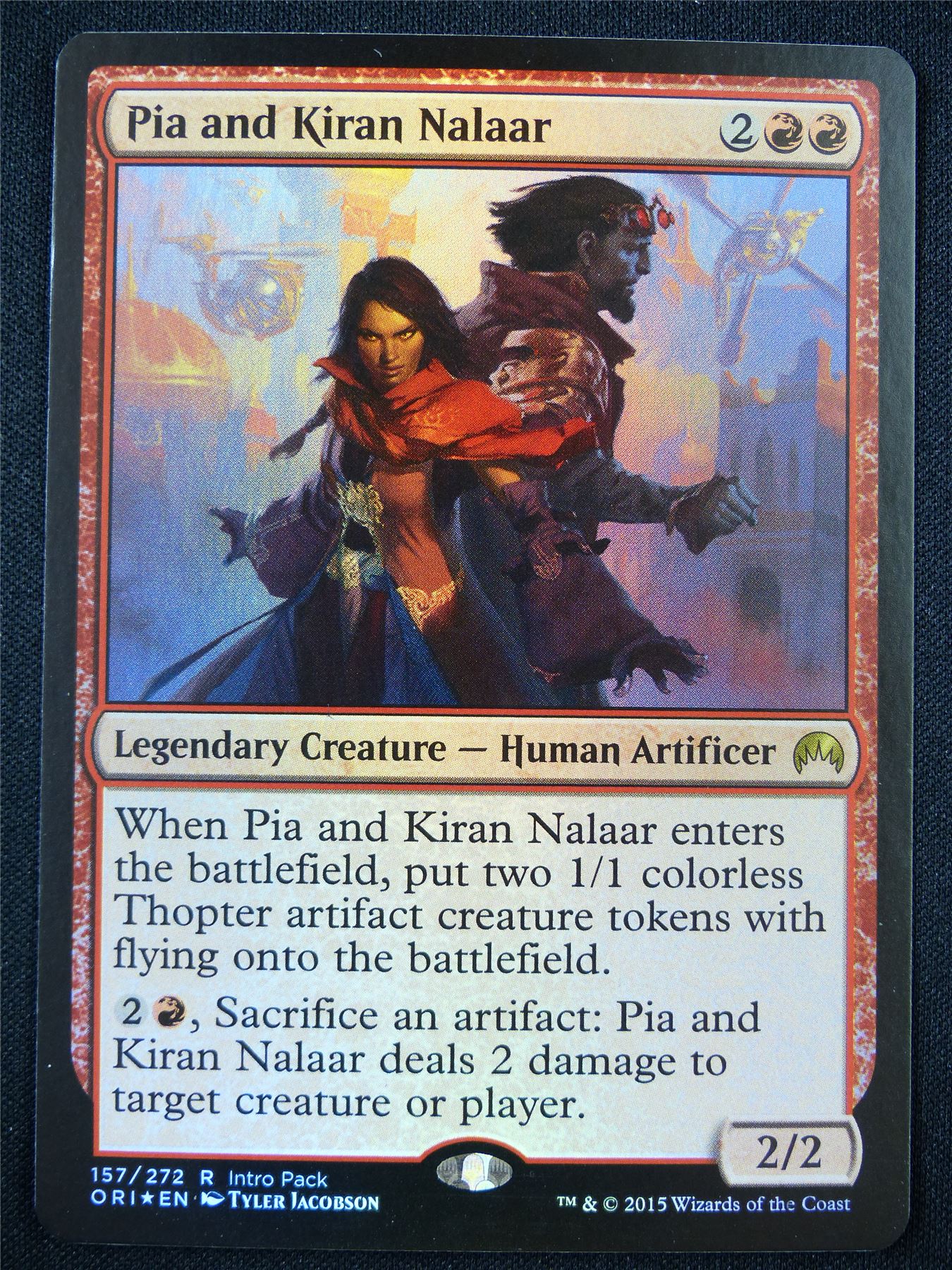 Pia and Kiran Nalaar Foil - Mtg Card #1W1
