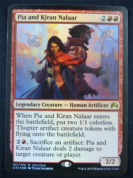 Pia and Kiran Nalaar Foil - Mtg Card #1W1