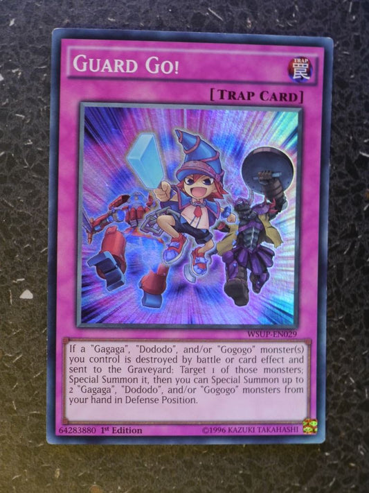 Yugioh Cards: GUARD GO WSUP SUPER RARE # 3F11