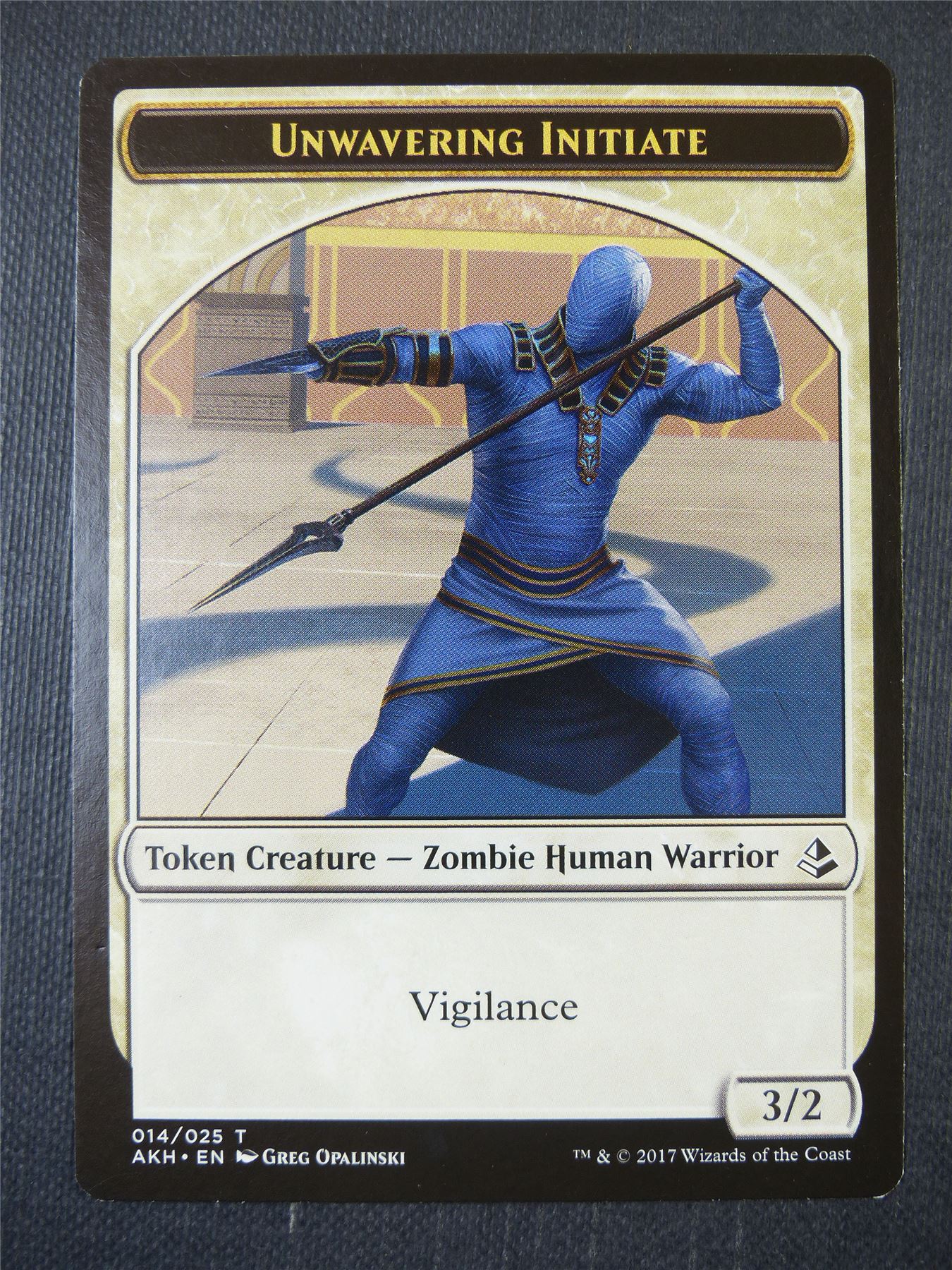 Unwavering Initiate Token - Mtg Card #10A