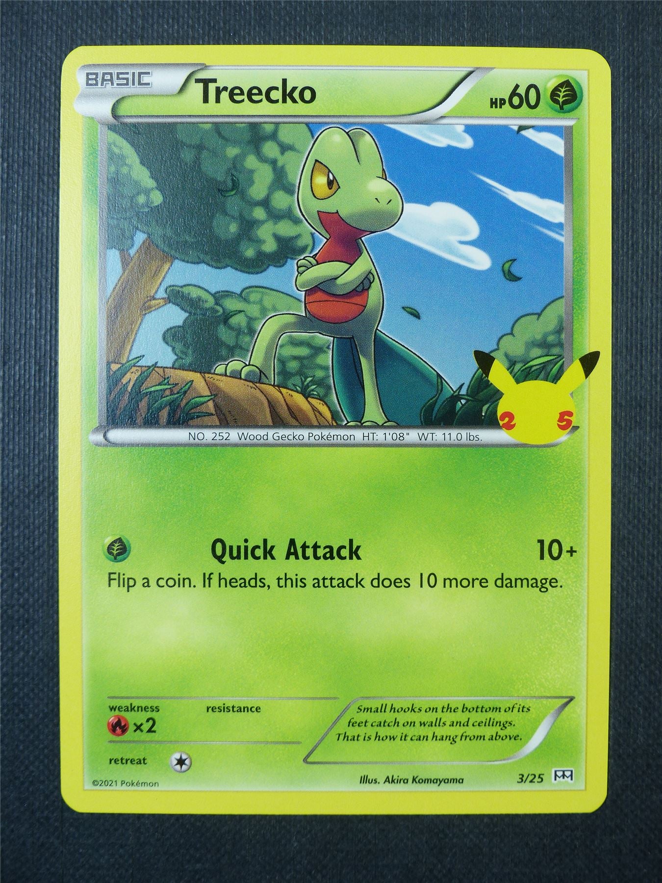 Treecko 3/25 McDonalds Promo - Pokemon Card #9Q8