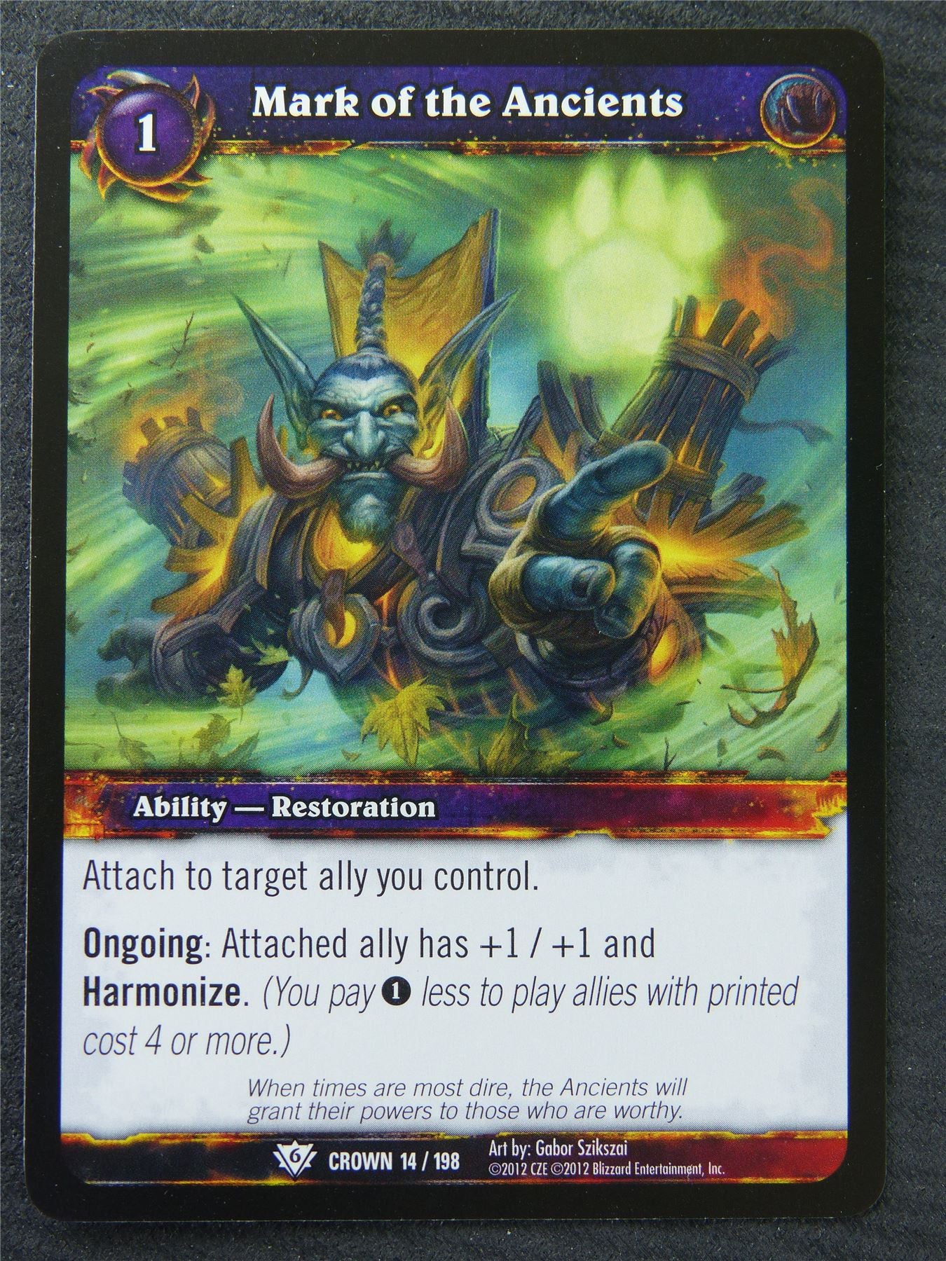 Mark Of The Ancients - Common - World Of Warcraft #1KD