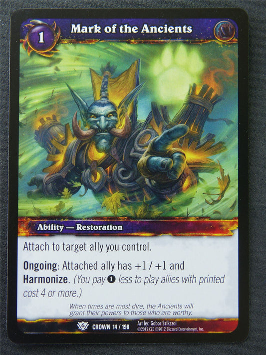 Mark Of The Ancients - Common - World Of Warcraft #1KD