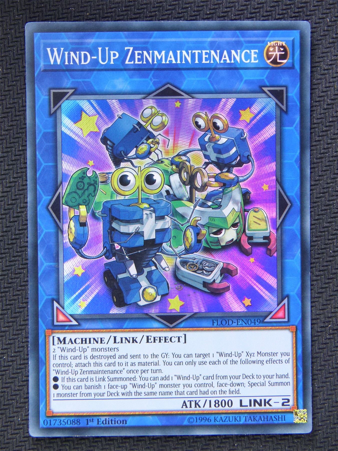 Wind Up Zenmaintenance FLOD - Super Rare - Yugioh Card #60Z