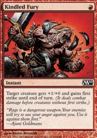 Mtg Magic Card: M10 : Kindled Fury