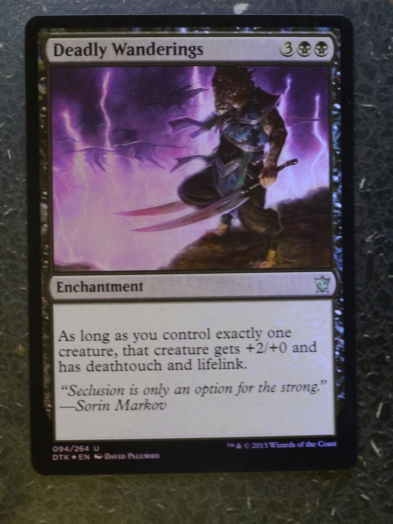 MTG Magic Cards : DEADLY WANDERINGS FOIL # 8D5