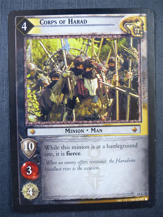 Corpse of Harad 11 C 73 - LotR Card #76N