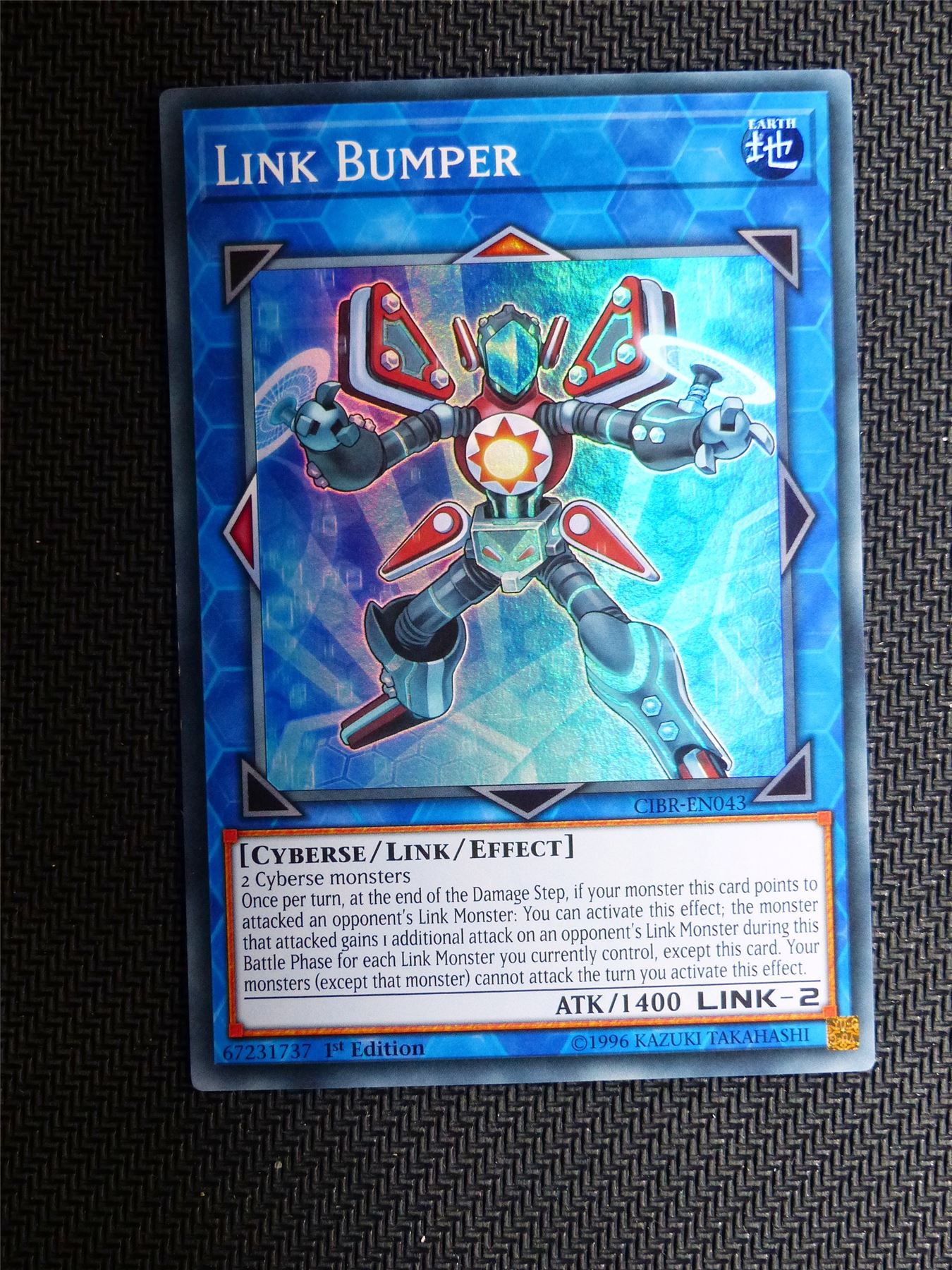 Link Bumper - CIBR - Super Rare - Yugioh Card # 1E27