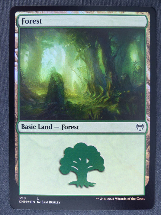 Forest 398 Foil Mint - Mtg Magic Cards #3V