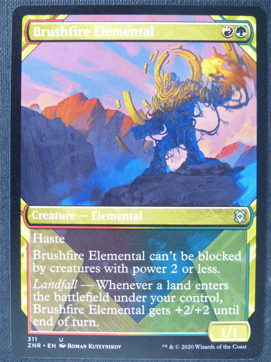Brushfire Elemental Showcase - Mtg Magic Cards #Y5