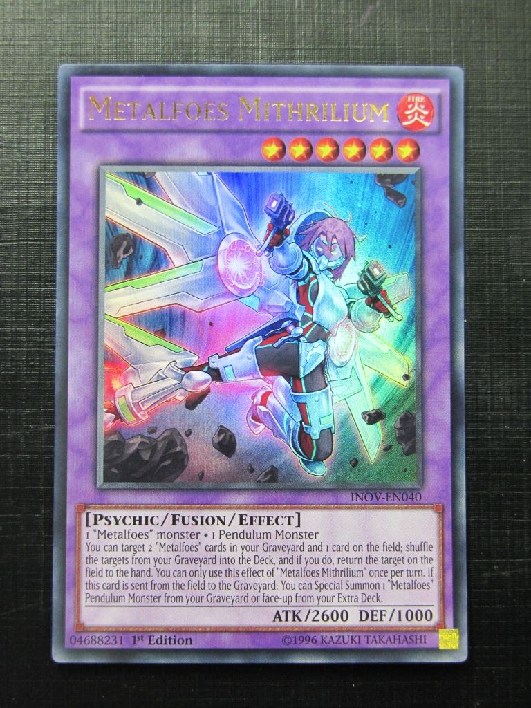 Metalfoes Mithrilium INOV Ultra Rare - 1st ed - Yugioh Card # 2D30