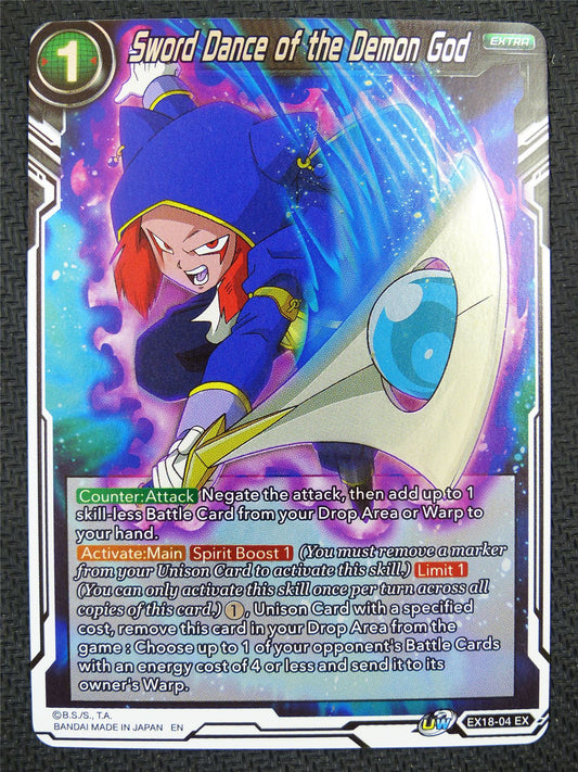 Sword Dance of the Demon God EX18 EX - Dragon Ball Super Card #5YZ