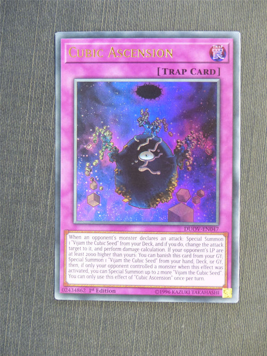 Cubic Ascension DUOV Ultra Rare - 1st ed - Yugioh Cards #5K0