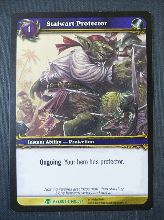 Stalwart Protector 148/361 - WoW Card #1CN