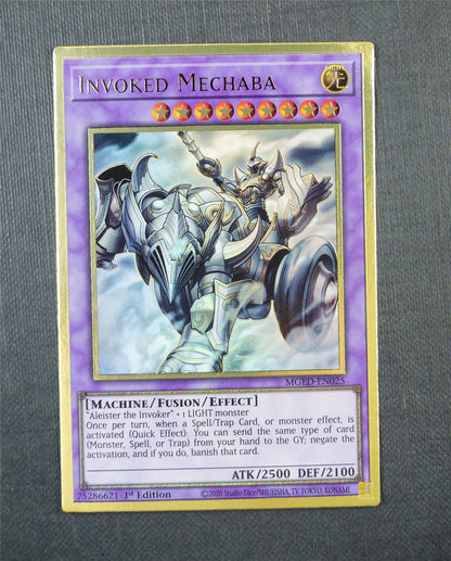 Invoked Mechaba MGED Gold Ultra Rare 1st Ed - Yugioh Card #5DB