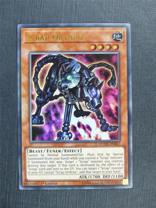 Scrap Orthros DUOV Ultra Rare - 1st ed - Yugioh Cards #2X8