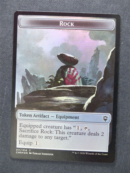 Salamander Warrior Rock - Foil Token