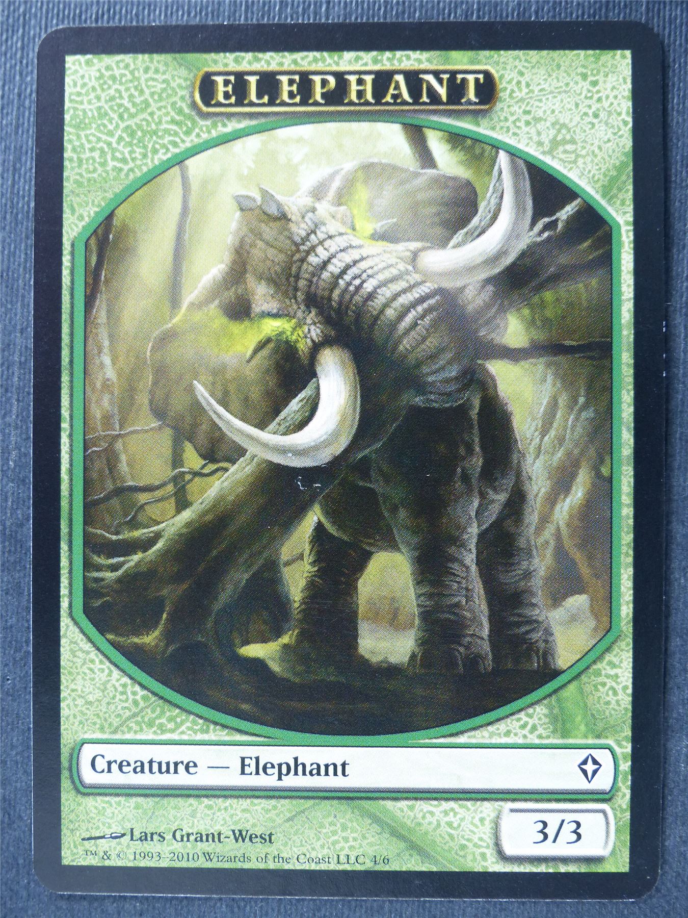 Elephant Token - Mtg Card #4NC