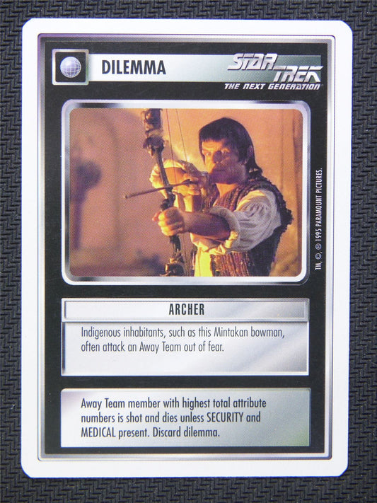 Dilemma Archer - Star Trek CCG Next Gen #4XP