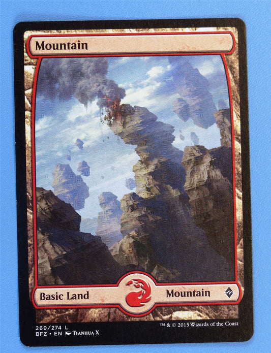 Mountain - Full Art - Mtg Card # 2I24