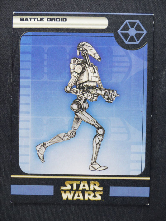 Battle Droid 28/60 - Star Wars Miniatures Spare Cards #8F