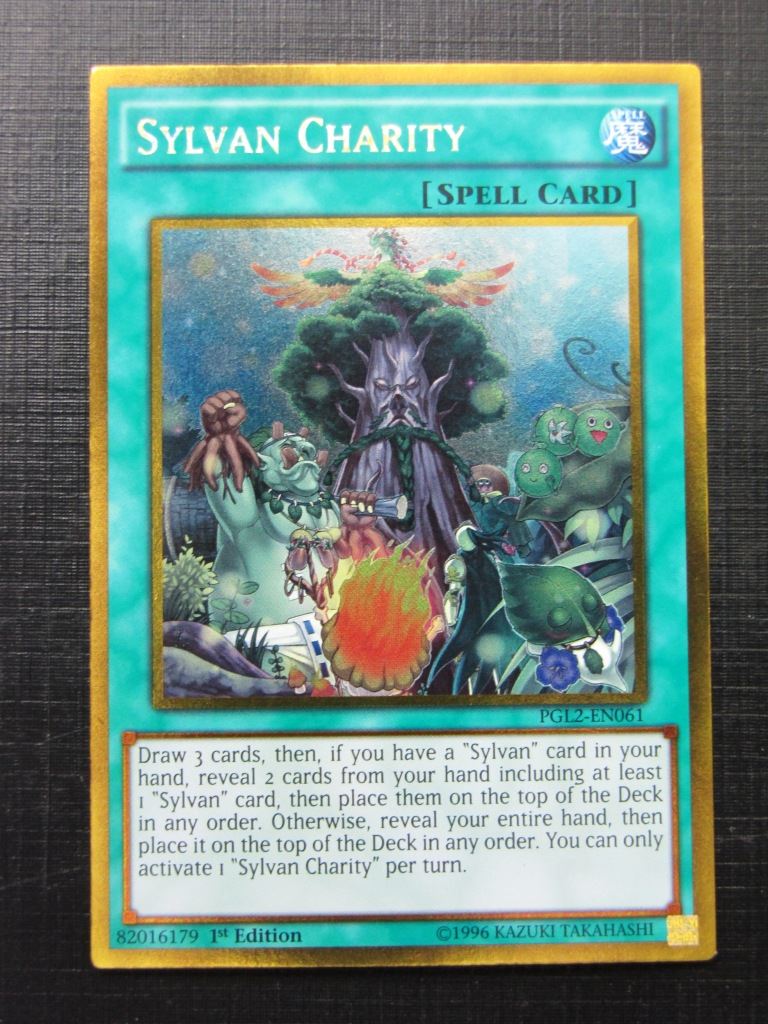 Sylvan Charity PGL2 Gold Rare - 1st ed - Yugioh Card # 2C92