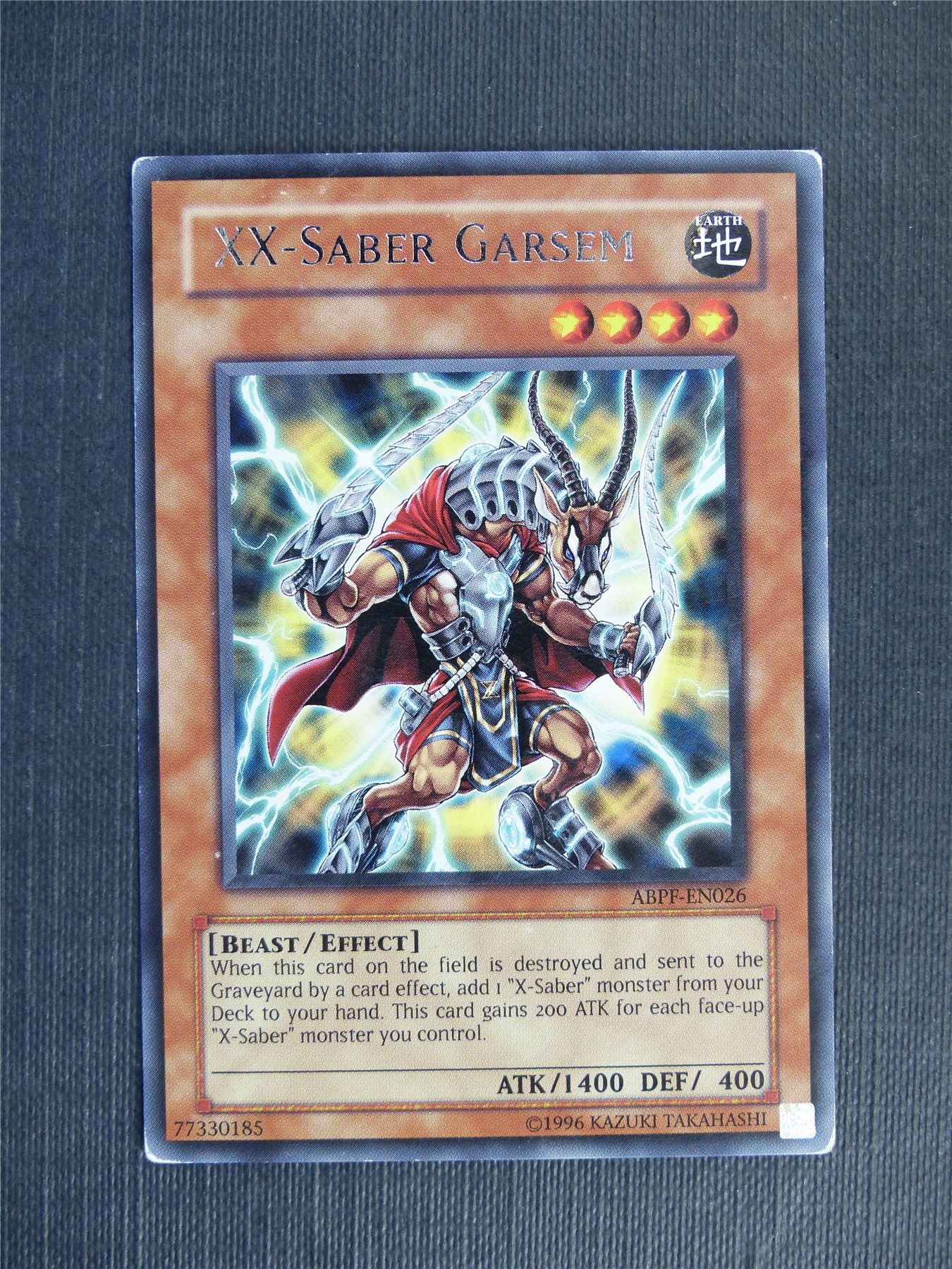 XX-Saber Garsem ABPF Rare - Yugioh Cards #16P