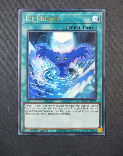 Ice Mirror BROL Ultra Rare 1st Ed - Yugioh Card #5G0