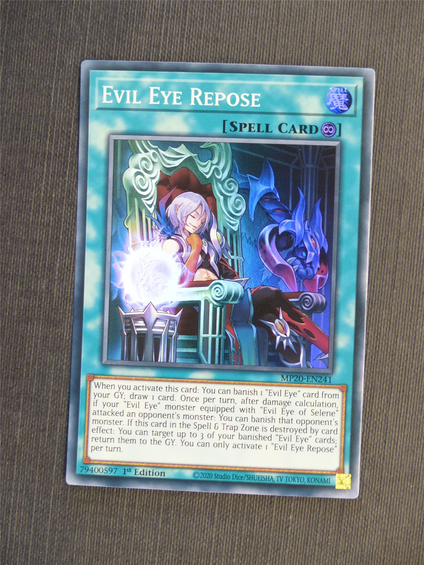 Evil Eye Repose MP20 Super Rare - 1st ed - Yugioh Cards #5IZ