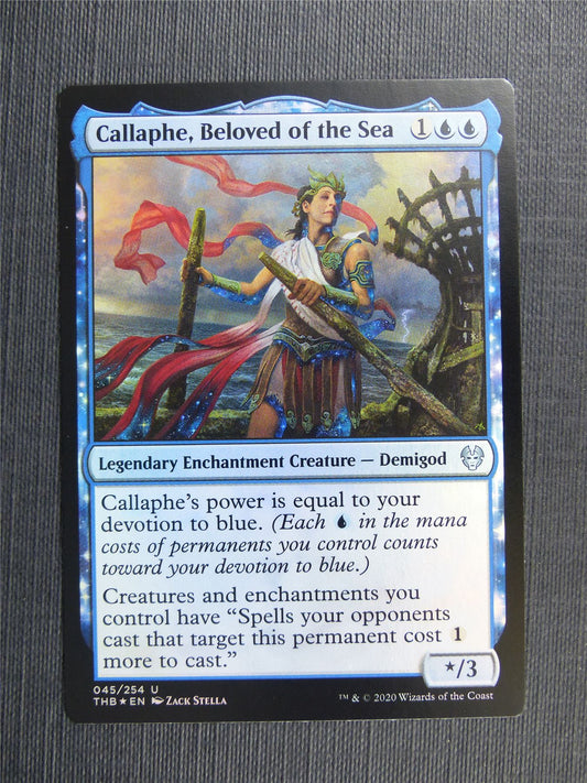Callaphe Beloved of the Sea Foil - Theros Collector Ed - Mtg Magic Cards #3KC