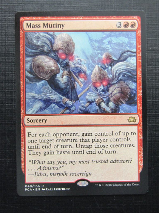 MTG Magic Cards: MASS MUTINY # 26A83