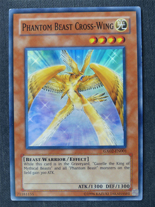 Phantom Beast Cross-Wing GX02 Super Rare - 1st ed - Yugioh Cards #GU