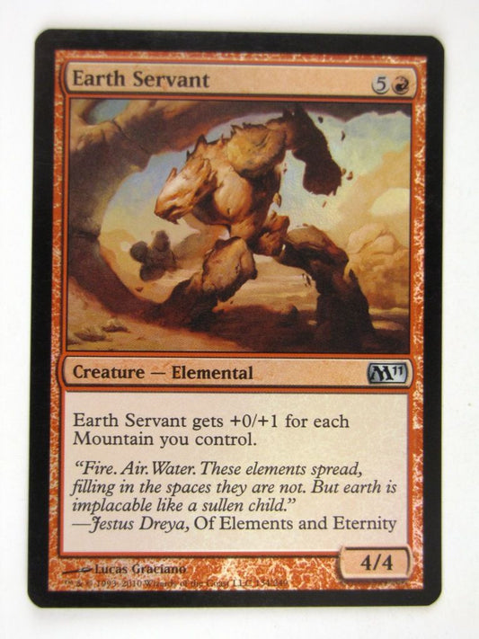 Mtg FOIL - EARTH SERVANT - played
