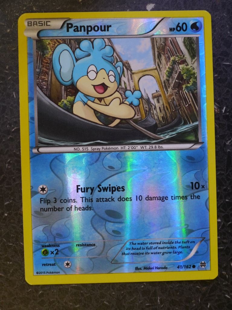 Pokemon Cards: PANPOUR 41/162 REVERSE HOLLOW # 5H58